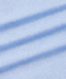 Pale Blue Classic Fit Essential Linen Smart Casual Shirt